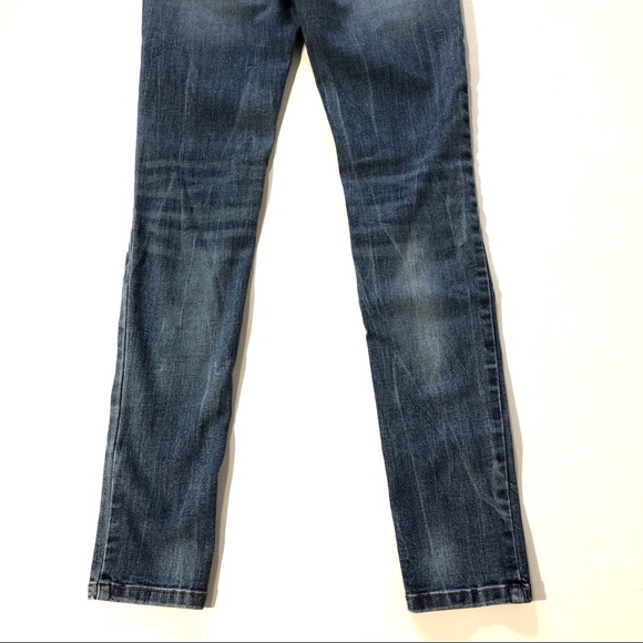 Zara Z1975 Distressed LowRise Stretch Skinny Jeans - Picture 7 of 8